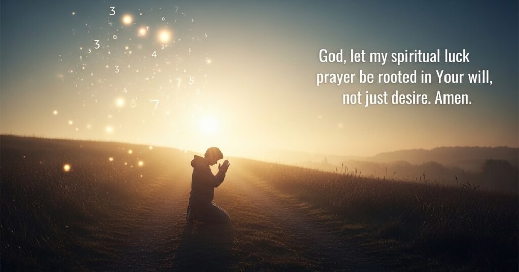 prayer to win the lottery