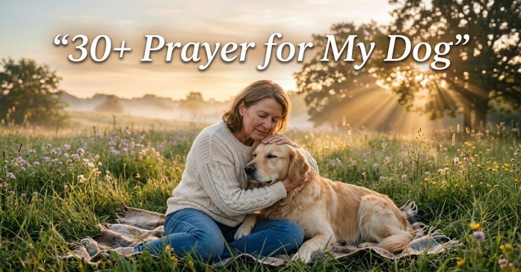 prayer for my dog