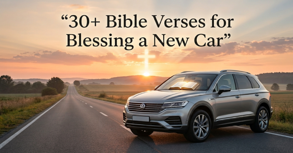 bible verses for blessing a new car