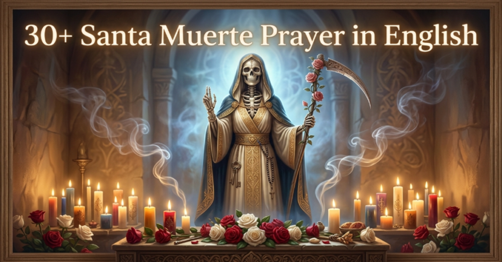 santa muerte prayer in english