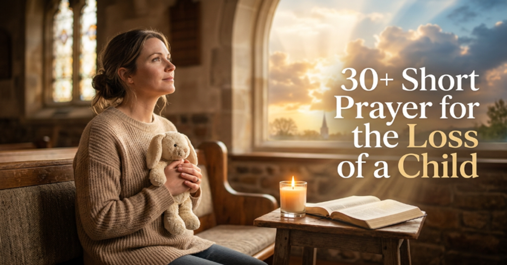 short prayer for the loss of a child
