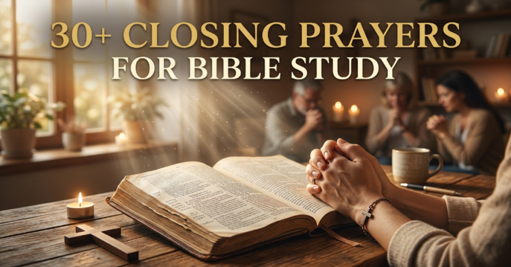 closing prayer for bible study