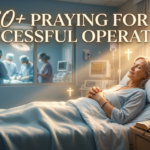 praying for a successful operation