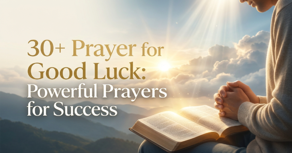 prayer for good luck