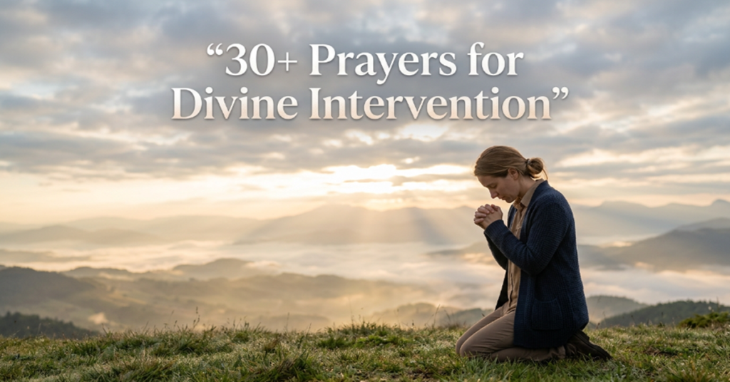 prayer for divine intervention