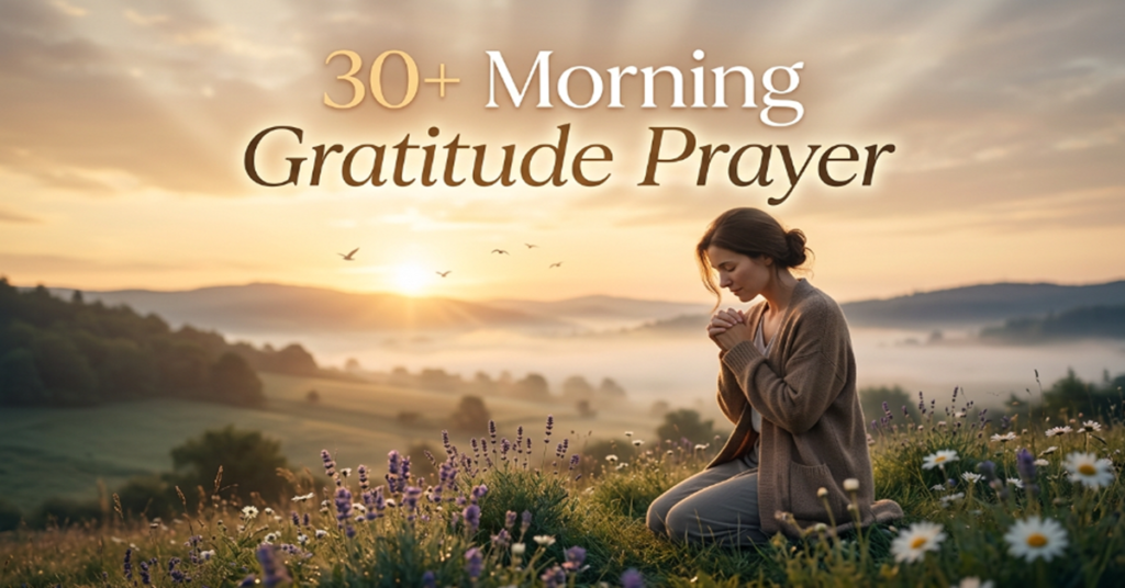 morning gratitude prayer