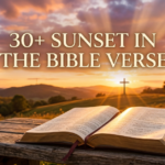 sunset in the bible verse