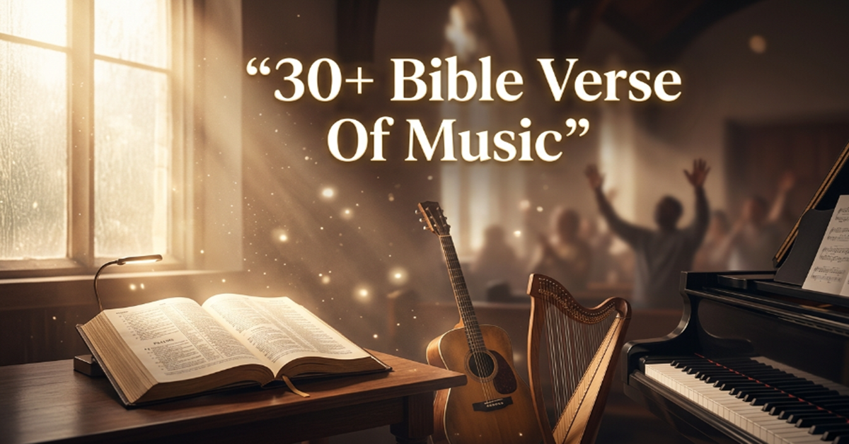 bible verse of music