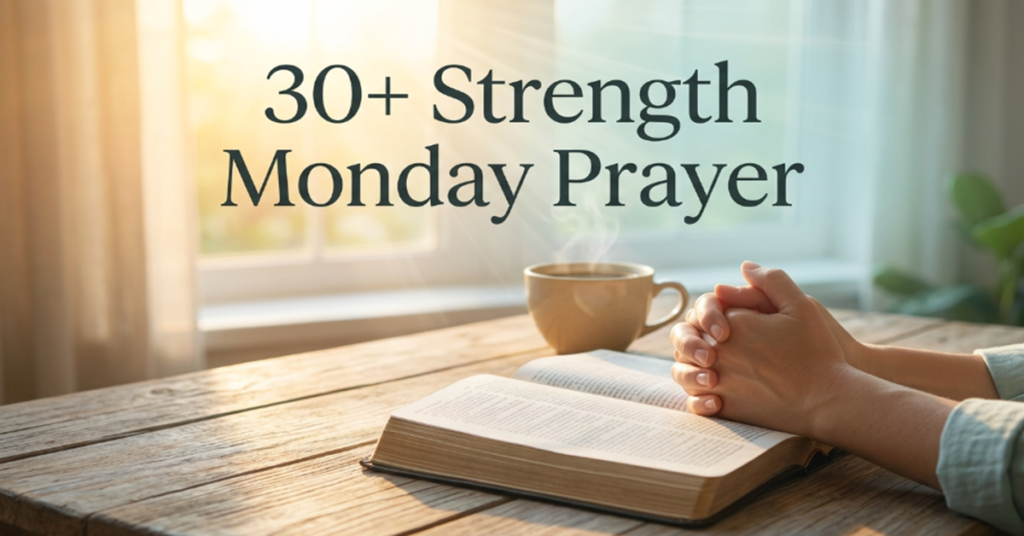 strength monday prayer