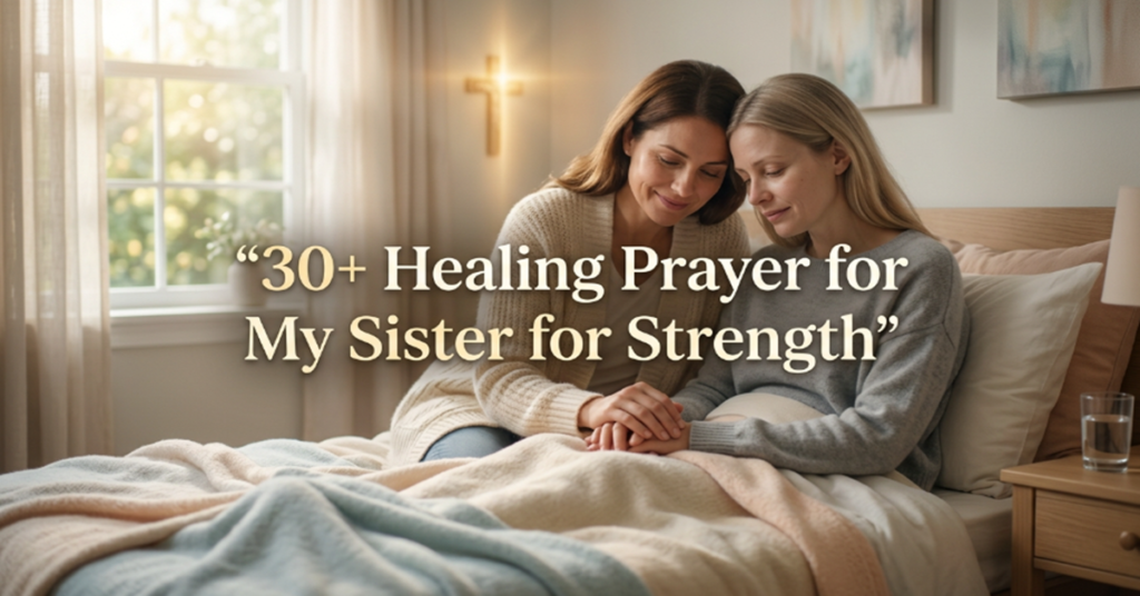 healing prayer for my sister for strength