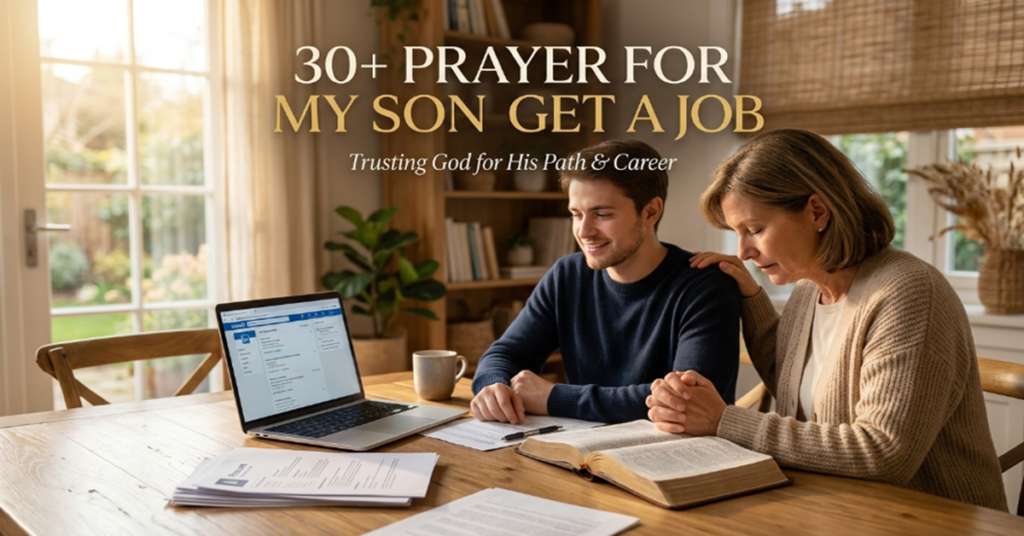prayer for my son to get a job