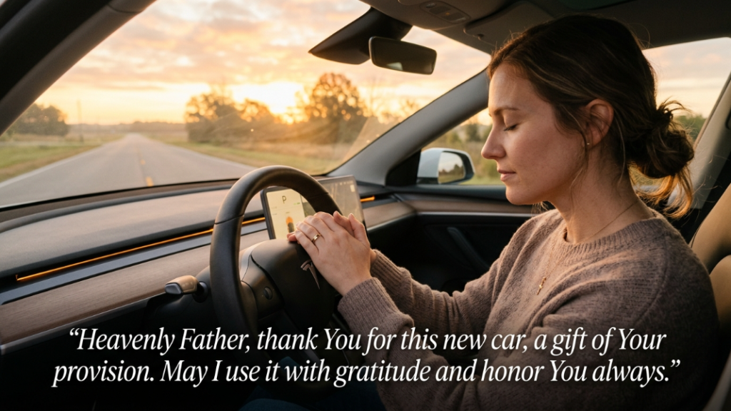 bible verses for blessing a new car