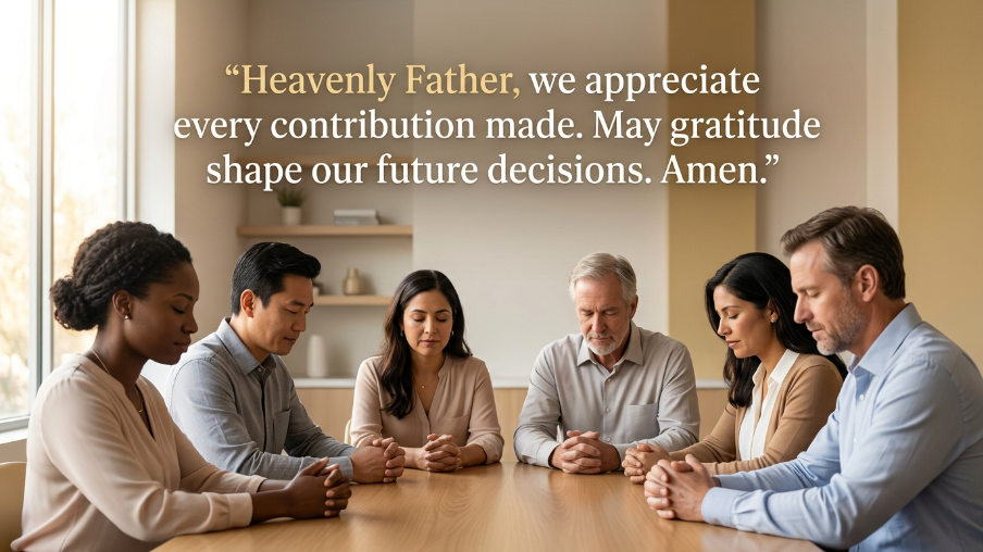 closing prayer for meeting