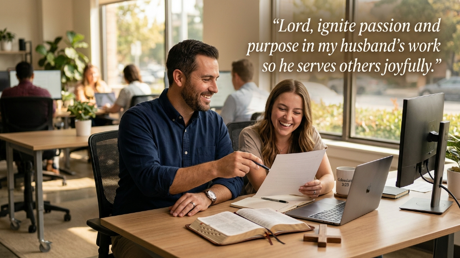 prayer for husband at work
