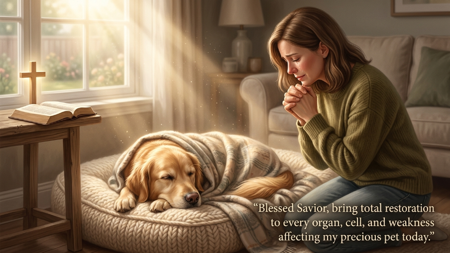 prayer for sick dog