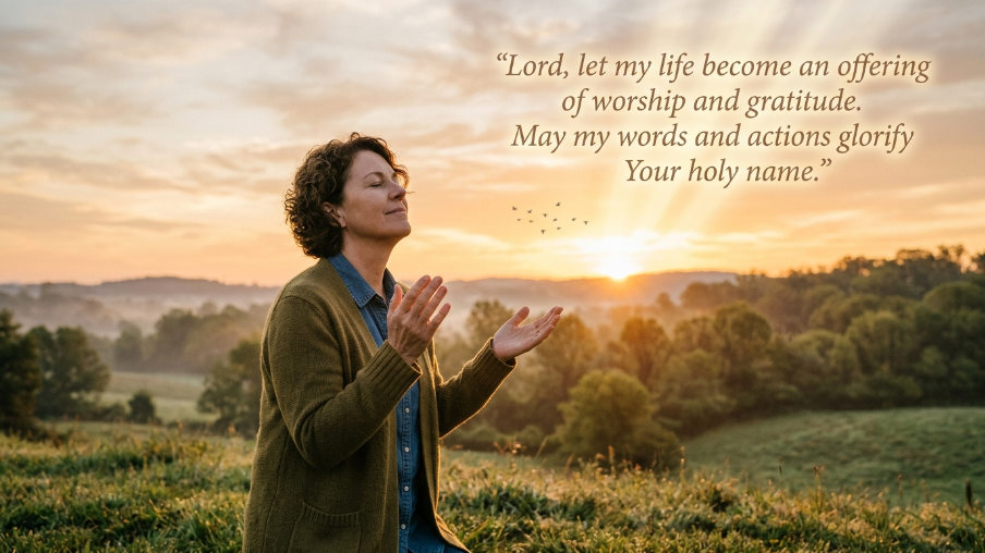 morning gratitude prayer