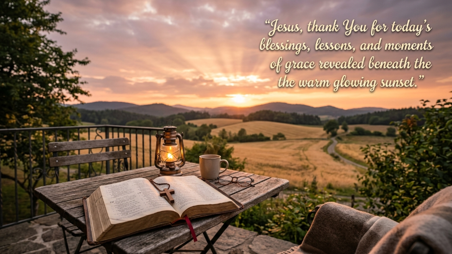 sunset in the bible verse