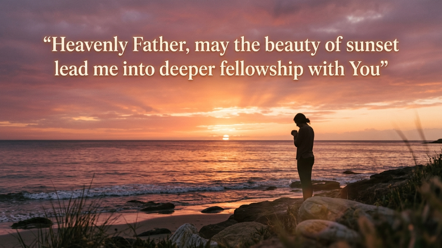 bible verse on sunset