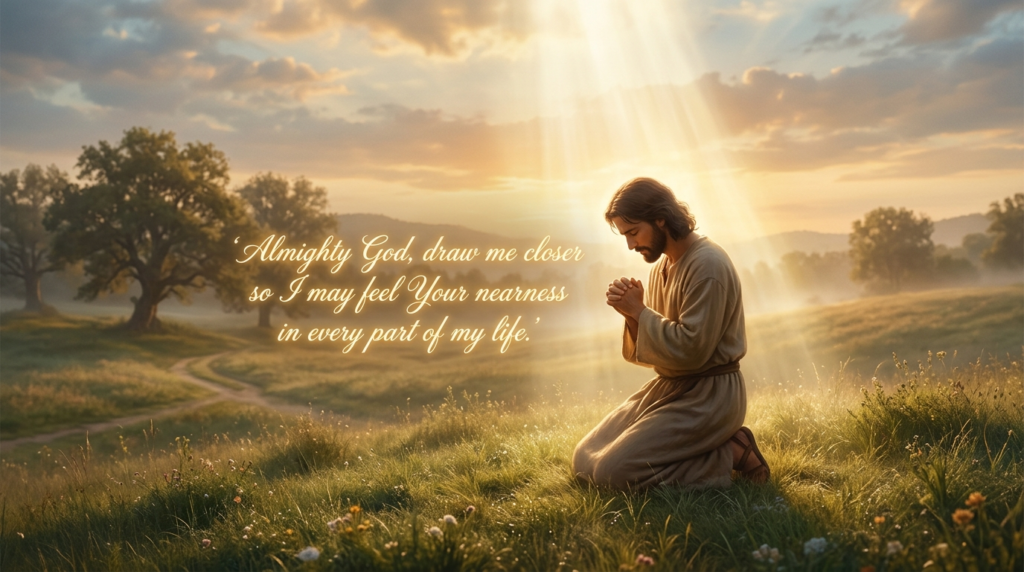 prayer points for gods presence