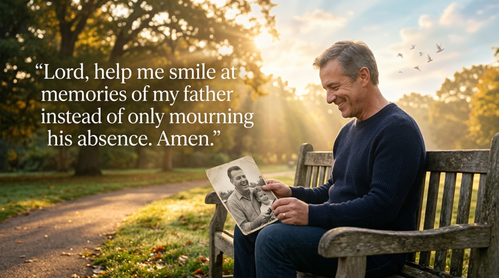 memory prayer for dad in heaven