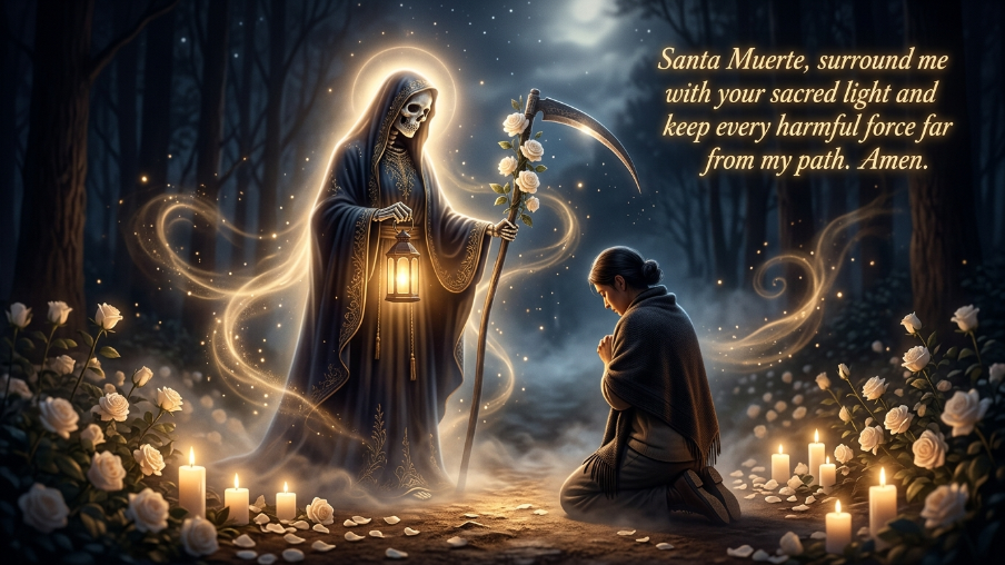 santa muerte prayer in english