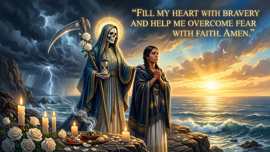 santa muerte prayer in english