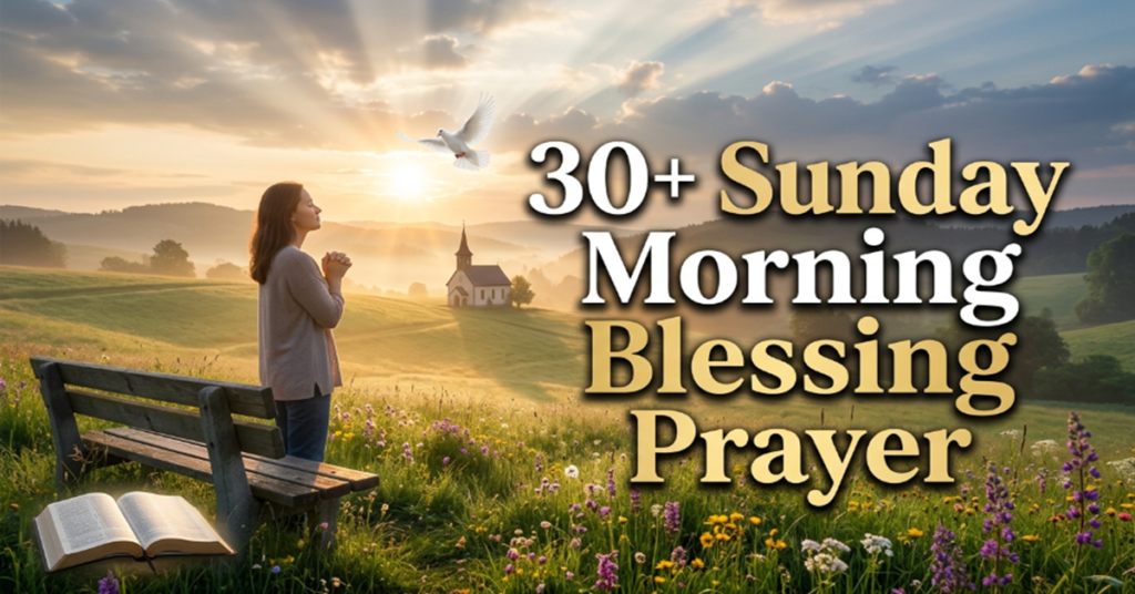 sunday morning blessing prayer