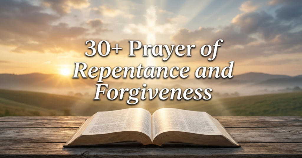 prayer of repentance and forgiveness