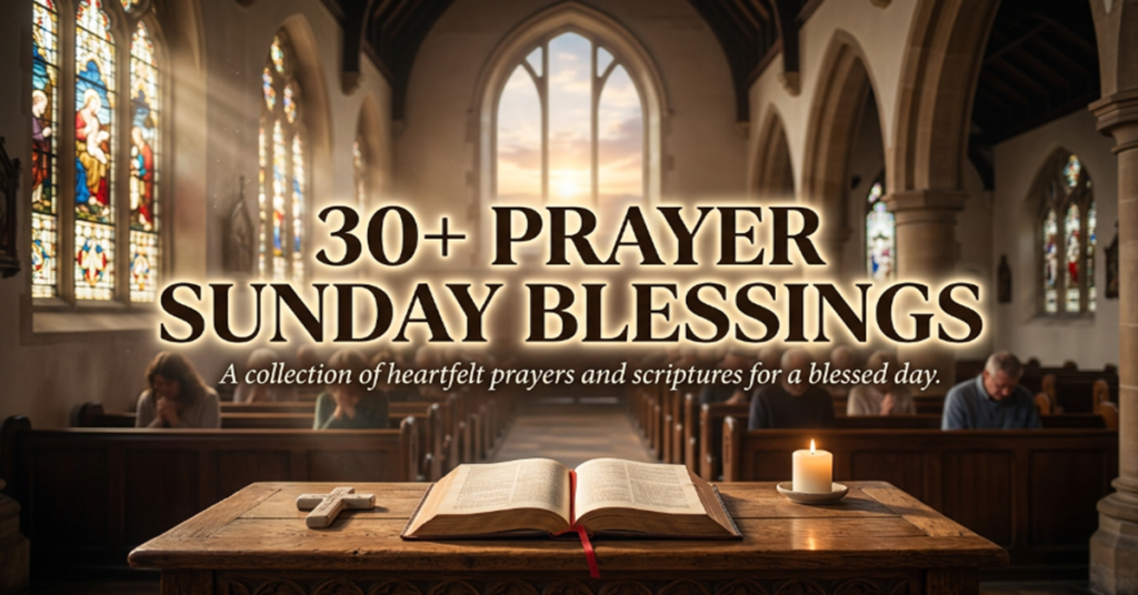 prayer sunday blessings