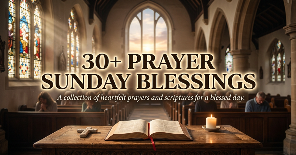 prayer sunday blessings
