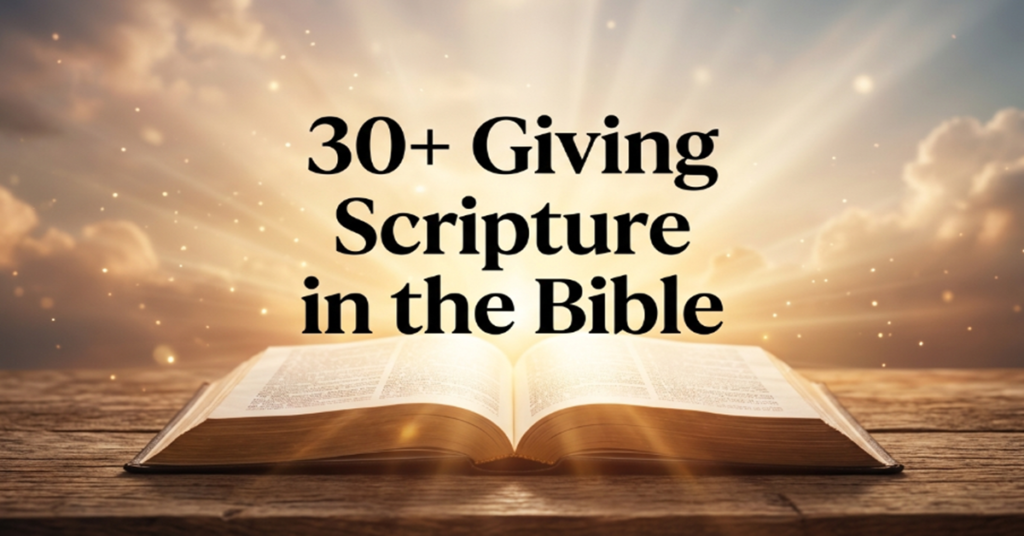 giving scripture in the bible