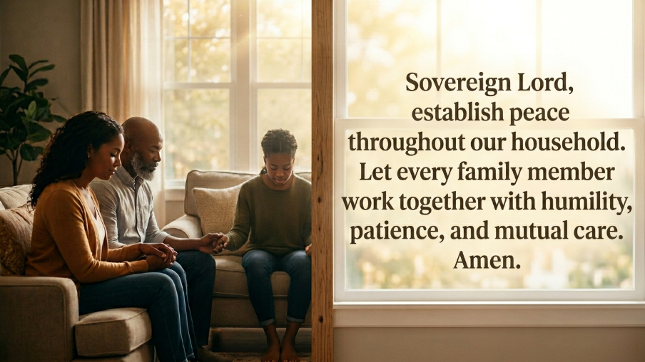 prayer for unity in family