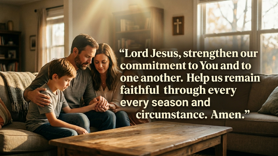 prayer for unity in family