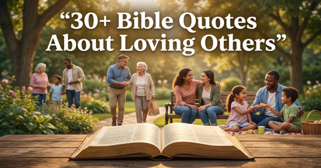 bible quotes about loving others