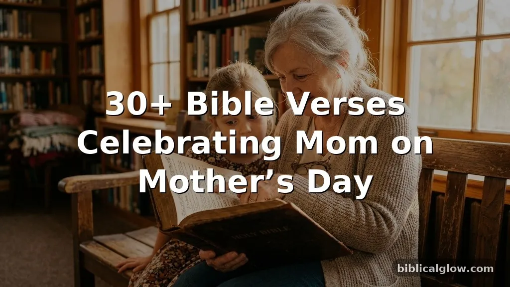 30+ Bible Verses Celebrating Mom on Mother’s Day